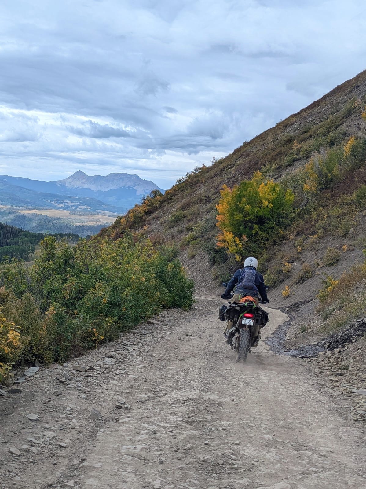 Person riding a bike